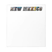 New Mexico Afbeelding Tekst Notitieblok (Voorkant)