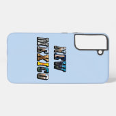 New Mexico Afbeelding Tekst Samsung Galaxy Hoesje (Achterkant horizontaal)
