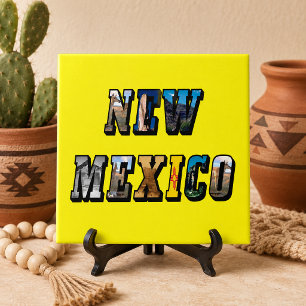 New Mexico Afbeelding Tekst Tegeltje