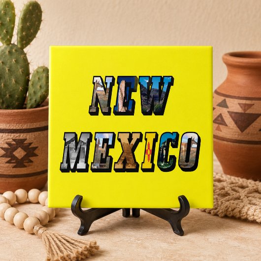 New Mexico Afbeelding Tekst Tegeltje