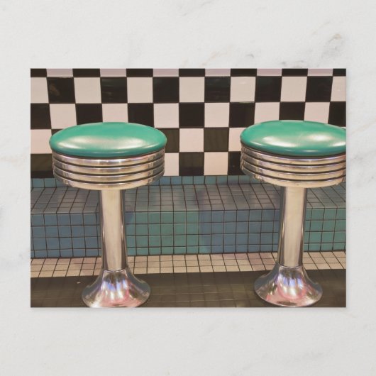 New Mexico, Albuquerque. De 66 Diner langs Briefkaart (Voorkant)
