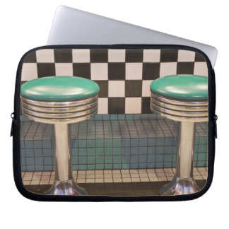 New Mexico, Albuquerque. De 66 Diner langs Laptop Sleeve