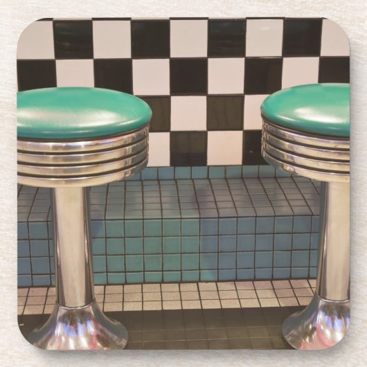 New Mexico, Albuquerque. De 66 Diner langs Onderzetter (Voorkant)