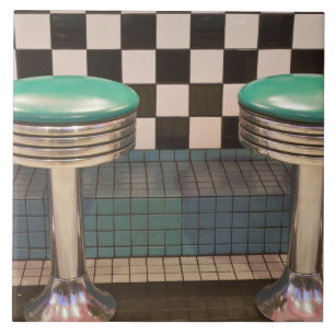 New Mexico, Albuquerque. De 66 Diner langs Tegeltje