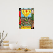 New Mexico Alien Balloon Icons Poster Chili Yucca (Keuken)