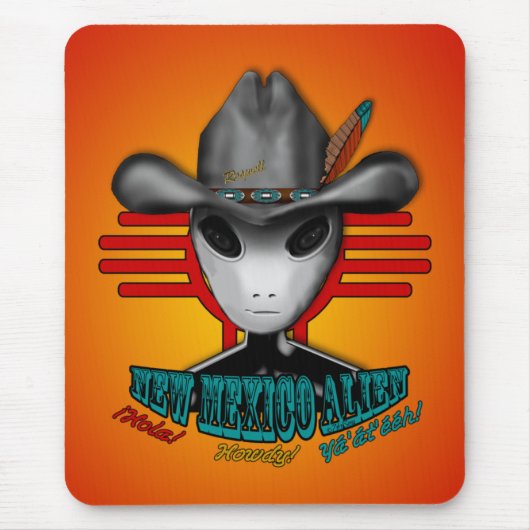 New Mexico Alien Muismat (Voorkant)