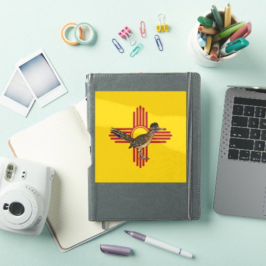 New Mexico and the Roadrunner  Sticker (iPad Cover)
