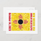 New Mexico Annular Eclipse Post Card Briefkaart (Voorkant / Achterkant)