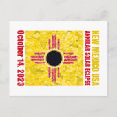 New Mexico Annular Eclipse Post Card Briefkaart (Voorkant)