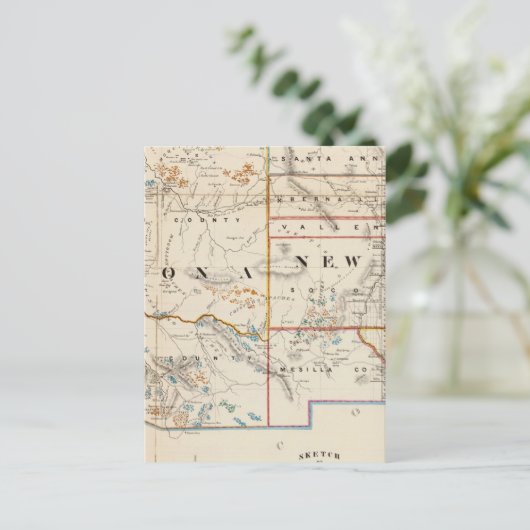 New Mexico, Arizona Briefkaart (Staand voorkant)