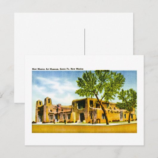 New Mexico Art Museum, Santa Fe, New Mexico Briefkaart (Voorkant / Achterkant)