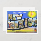 New Mexico Big Letters Briefkaart (Voorkant / Achterkant)