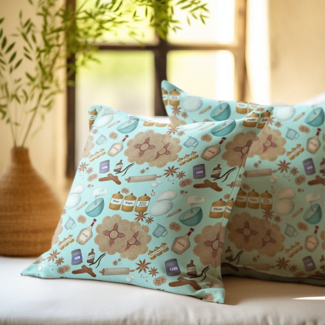 New Mexico Biscochito Cookies Zia Sun Kussen (Creator heeft geüpload)