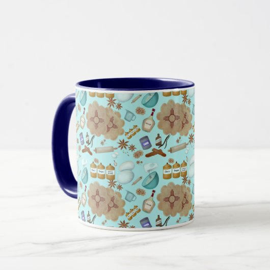 New Mexico Biscochito Cookies Zia Sun Mok (Voorkant links)