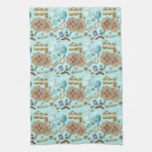 New Mexico Biscochito Cookies Zia Sun Theedoek (Verticaal)