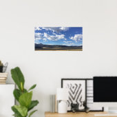 New Mexico Blue Sky Vreedzame Wolken Fotografie Poster (Thuiskantoor)