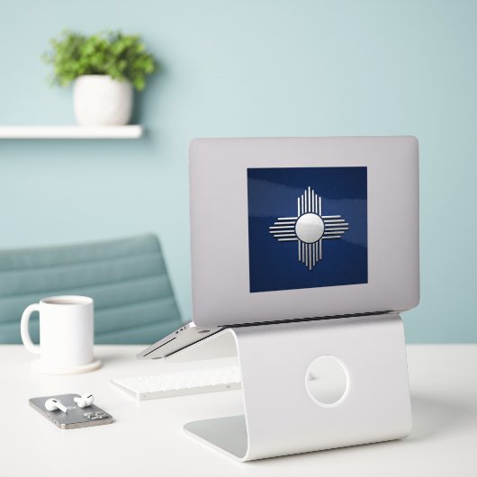 New Mexico Blue  Sticker (Laptop op bureau)