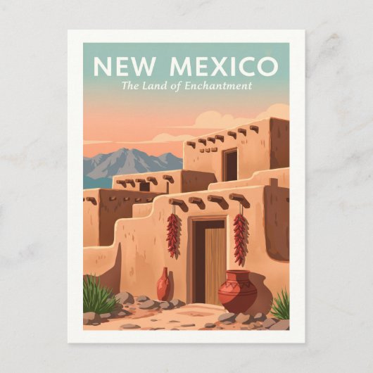  New Mexico Briefkaart (Voorkant)
