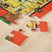 New Mexico Briefkaart Kaart Jigsaw Puzzel (Zijkant)