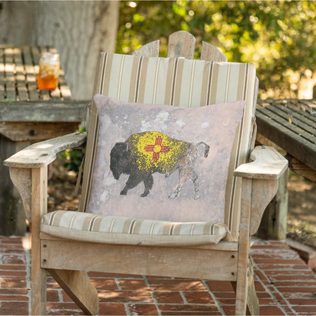 New Mexico Buffalo Spirit Buitenkussen (Stoel)