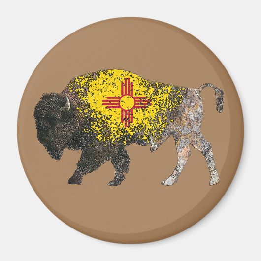 New Mexico Buffalo Spirit Magneet (Voorkant)