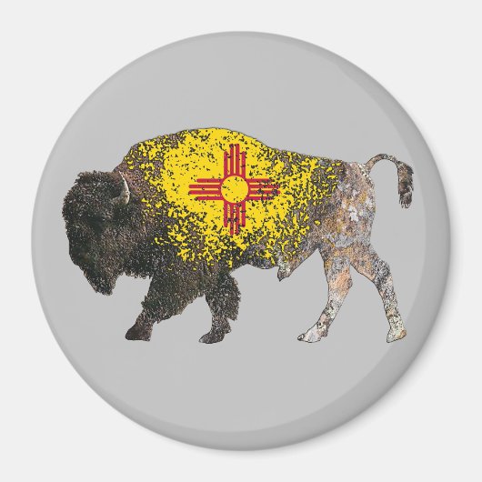 New Mexico Buffalo Spirit Magnet (Voorkant)