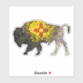 New Mexico Buffalo Spirit Sticker (Vel)