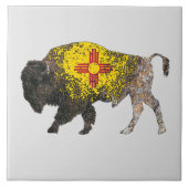 New Mexico Buffalo Spirit Tegeltje (Voorkant)