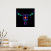 New Mexico Bull Poster (Keuken)