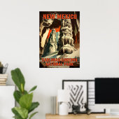New Mexico Carlsbad Caverns Nationaal Park V02 Poster (Thuiskantoor)