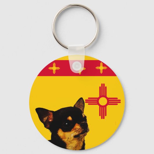 New Mexico Chihuahua Sleutelhanger (Voorkant)