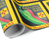 New Mexico Chili Land of Enchantment Red of Green Cadeaupapier (Rol Hoek)