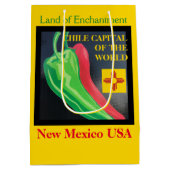 New Mexico Chili Land of Enchantment Red of Green Medium Cadeauzakje (Achterkant)