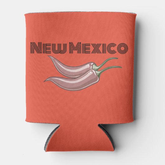 New Mexico Chili Peppers Blikjeskoeler (Voorkant)