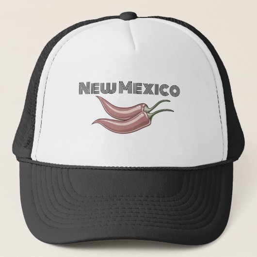 New Mexico Chili Peppers Trucker Pet (Voorkant)
