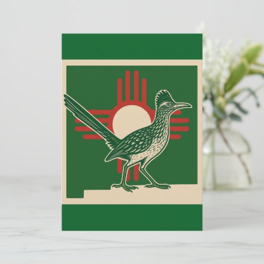 New Mexico Christmas Kaart (Staand voorkant)