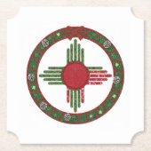 New Mexico Christmas  Kartonnen Onderzetters (Voorkant)