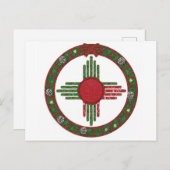 New Mexico Christmas Uitnodiging Briefkaart (Voorkant / Achterkant)