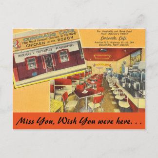 New Mexico, Coronado Cafe, Socorro Briefkaart