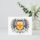 New Mexico Crest Briefkaart (Staand voorkant)