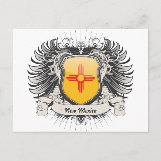New Mexico Crest Briefkaart (Voorkant)