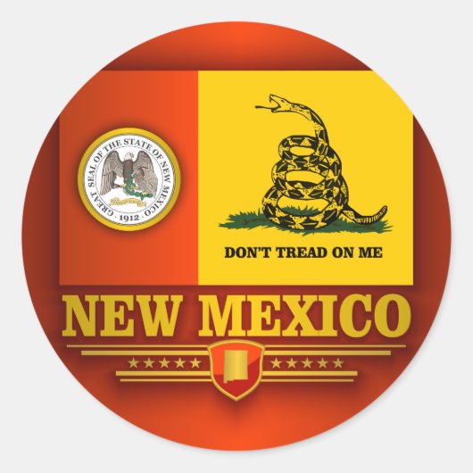 New Mexico (DTOM) Sticker (Voorkant)