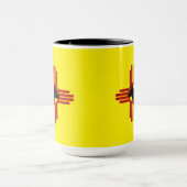 New Mexico Duitse herder GSD hond Zia symbool Mok (Midden)