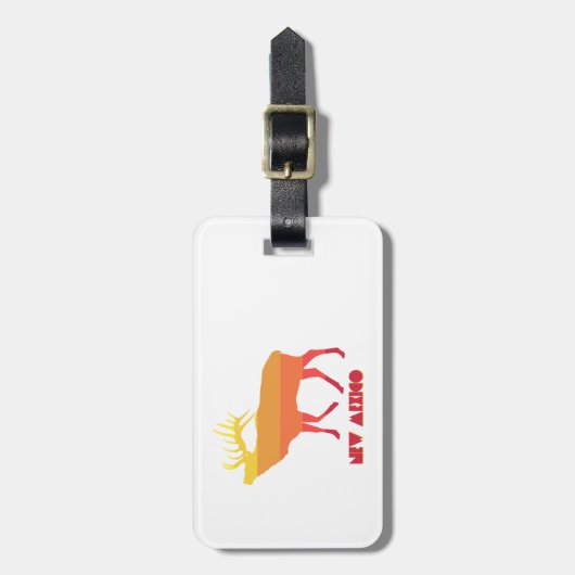 New Mexico Elk Bagagelabel (Voorkant verticaal)