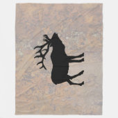 New Mexico Elk Fleece Deken (Voorkant)