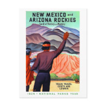 New Mexico en Arizona Rockies, vintage reis