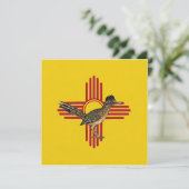 New Mexico en de Roadrunner Bedankkaart (Staand voorkant)