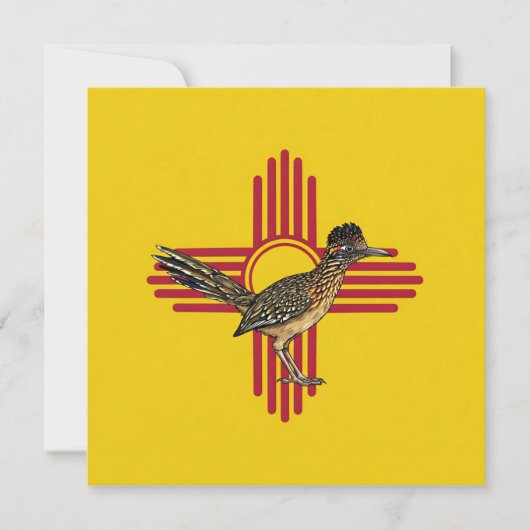 New Mexico en de Roadrunner Bedankkaart (Voorkant)