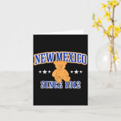 New Mexico Est. 1912, Nm Usa Patriotic Teddy Bear  Kaart (Gele Bloem)