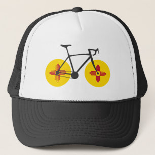 New Mexico Flag Cycling Trucker Pet